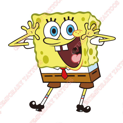 SpongeBob SquarePants Customize Temporary Tattoos Stickers NO.861